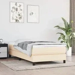 Vidaxl Taschenfederkernmatratze Creme 80x200x20 Cm Stoff
