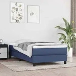 Taschenfederkernmatratze Blau 120x190x20 Cm Stoff Vidaxl