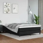 Taschenfederkernmatratze Schwarz 140x190x20 Cm Kunstleder - Vidaxl