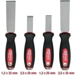 Ks Tools Edelstahl Schabmei&szlig;el-satz, 4-tlg - 907.2210