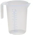 Messkanne 2000 Ml Polypropylen Transparent D151xh206mm Griff Offen
