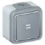 Legrand 069713 - Prog Plexo Leuchtender Wechselschalter Mit Komplett Grauer