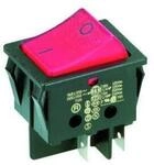 Bachmann Wippenschalter Serie 3652, Aus Schalter, Bel., 2polig, S/rot 924.099