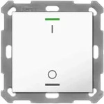 Mdt Technologies Taster Light 55 1-fach Rgbw,rws/gl&auml;,schalt. Be-tal5501.b1