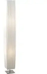 Eglo - Kleine Stehleuchte Bailey Mit Plissee Stoffschirm Wei&szlig; Eckig, H&ouml;he 119cm