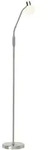 Lampe Philo Led Standleuchte 1flg Eisen/wei&szlig; 1x Led-d45, E14, 4w Led-tropfenlampe
