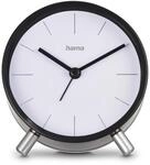 Hama Flores Funkwecker Dcf Wei&szlig; Schwarz Analog