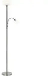 Stand Decken Fluter Beleuchtung Esszimmer Flexo Lese Glas Lampe Beweglich Globo 58931