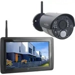 Elro - Komplettes &Uuml;berwachungs-kamera Set, Full Hd, Bewegungsmelder, Monitor,...