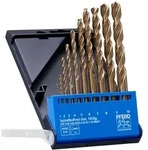 Pferd Tools Spiralbohrer-set 10-tlg. Inox Hsse N Din 338 F&uuml;r Z&auml;he Und Harte