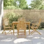 Vidaxl - Gartenst&uuml;hle 4 Stk. Klappbar 53x66x99 Cm Bambus
