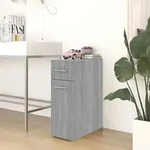 Apothekerschrank Grau Sonoma 20x45,5x60 Cm Holzwerkstoff Vidaxl