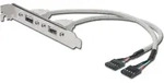 Digitus Usb 2.0 Anschlusskabel [2x Usb 2.0 Stecker Intern 5pol. - 2x Usb 2.0 Buchse