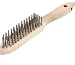 Lessmann &reg; - Handb&uuml;rste L&auml;nge 290 Mm 0,35 Mm Stahldraht Besatzl&auml;nge 140 Mm