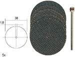 Proxxon - Gewebetrennscheibe, &Oslash; 38 Mm, 5 St&uuml;ck + 1 Tr&auml;ger - 28818