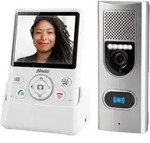 Alecto Adi-250 T&uuml;rklingel Intercom Wei&szlig; Und Silber