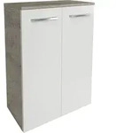 Fackelmann - B.style Doppel- Midischrank 60 Cm Korpusfarbe: Nature