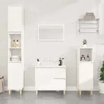 Badschrank Wei&szlig; 65x33x60 Cm Holzwerkstoff Vidaxl Wei&szlig;