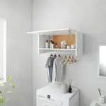 Kleiderschrank Wei&szlig; 70x32,5x35 Cm Holzwerkstoff Vidaxl