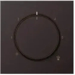 Jung Abdeckung F&uuml;r Thermostat, Aluminium Lackiert, Serie Ls, Dark Al 1749 D