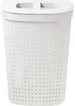 Plast-team W&auml;schekorb Modern Wei&szlig; 61 Liter
