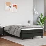 Taschenfederkernmatratze Schwarz 120x200x20 Cm Kunstleder - Vidaxl
