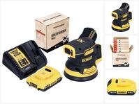 Dewalt Dcw 210 D1 Akku Exzenterschleifer 18 V 125 Mm Brushless + 1x Akku 2,0 Ah...