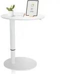 Stehtisch / Beistelltisch Stand Iii 65 X 50 Cm Oval Wei&szlig; Hjh Office