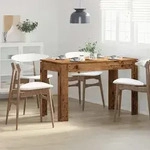 Esstisch Altholz-optik 120x60x76 Cm Holzwerkstoff - Vidaxl