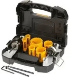 Lochs&auml;gen-set Bi-metall Extreme, Sanit&auml;r-set Im Transportkoffer 11-tlg. - Dewalt