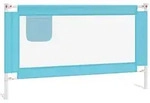 Kleinkind-bettschutzgitter Blau 140x25 Cm Stoff Vidaxl