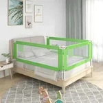 Vidaxl - Kleinkind-bettschutzgitter Gr&uuml;n 140x25 Cm Stoff 680102