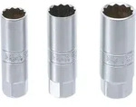 Bgs Technic - Z&uuml;ndkerzen-einsatz-satz Zw&ouml;lfkant Antrieb Innenvierkant 10 Mm (3/8')