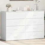 Sideboards 2 Stk. Wei&szlig; 60x39x80 Cm Holzwerkstoff - Vidaxl