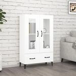 Highboard Wei&szlig; 70x31x115 Cm Holzwerkstoff Vidaxl