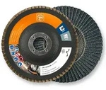 Fcherschleifscheibe, 10 St&uuml;ck (125 Mm, Korn 40, Zum Zirkonkorund) - Fein
