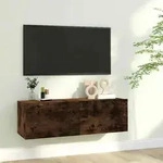 Vidaxl - Tv-wandschrank R&auml;uchereiche 100x30x30 Cm Holzwerkstoff