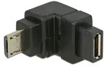 Delock Usb Adapter Micro B - Micro B St/bu 90&deg; Unten (65668)