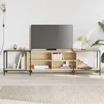Vidaxl - Tv-schrank Sonoma-eiche 203x37x50 Cm Holzwerkstoff