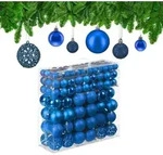 Relaxdays - Weihnachtskugeln Im 150er Set, Glitzernde, Matte & Gl&auml;nzende