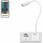 Led Steckerlampe Steckdosenlampe Steckerleuchte Schreibtischlampe Lampe Taupe -