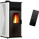 Luft- Pelletofen Anita 12 Kw Sannover Wei&szlig;