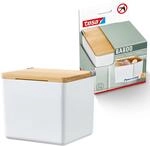 Baboo Badorganizer S Mit Bambus-deckel, Matt-wei&szlig; - Bad-aufbewahrungsbox Zur