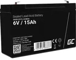 Replacement Agm Gel Battery 6v 15ah Rechargeable Sealed Lead Acid Battery Maintenance
