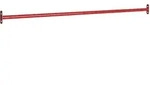 Turnstangen 3 Stk. 125 Cm Stahl Rot Vidaxl