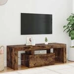Vidaxl - Tv-schrank Mit Led-leuchten R&auml;uchereiche 120x35x40 Cm