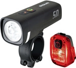 Sigma Fahrradbeleuchtung Set Aura 50 / Hiro 10 Set Akkubetriebenes Led-leuchtmittel