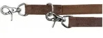 Trixie Rustic Fettleder V-leine Dunkelbraun L-xl