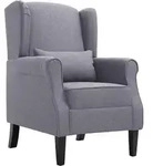Sessel Dunkelgrau Stoff - Vidaxl