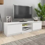 Tv-schrank Wei&szlig; 140&times;40&times;35,5 Cm Holzwerkstoff - Vidaxl